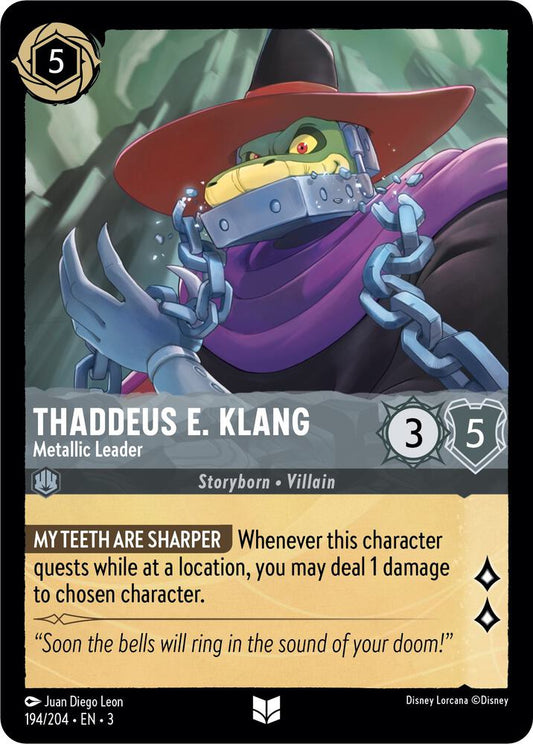 Thaddeus E. Klang, Metallic Leader (0194)