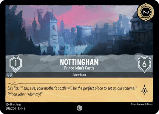 Nottingham, Prince John's Castle (0203) - Cold Foil