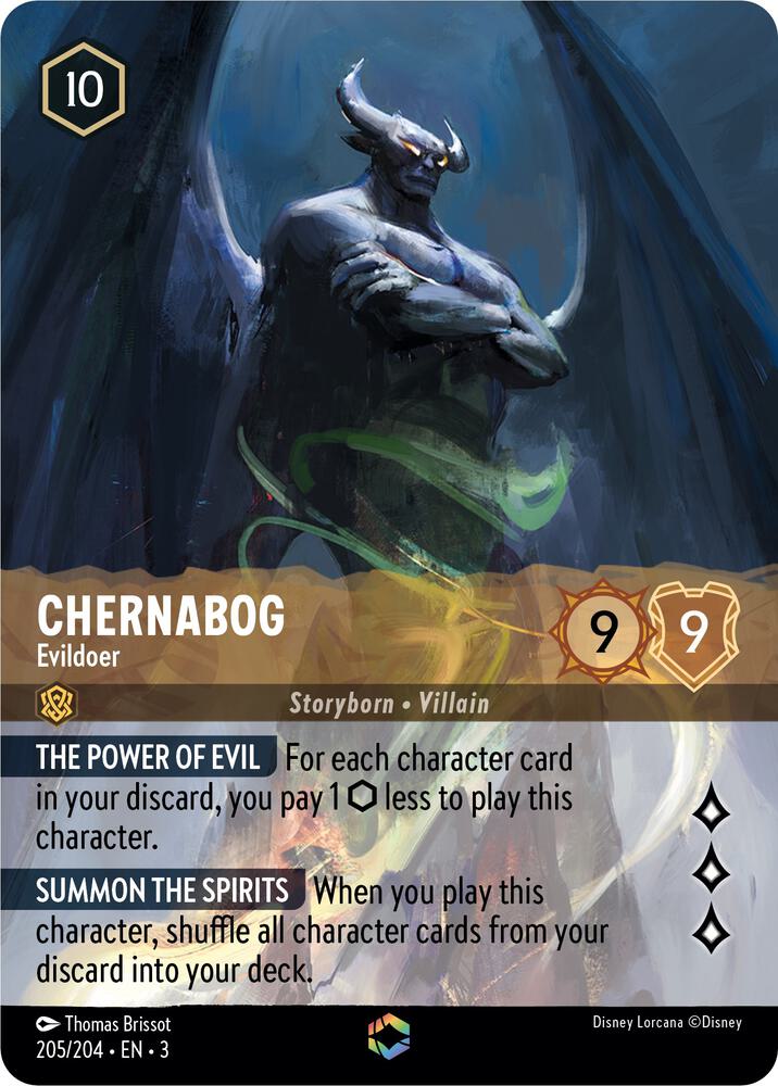 Chernabog, Evildoer (0205) (Enchanted) - Inkwash Foil