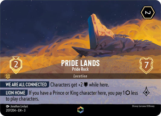 Pride Lands, Pride Rock (0207) (Enchanted) - Inkwash Foil