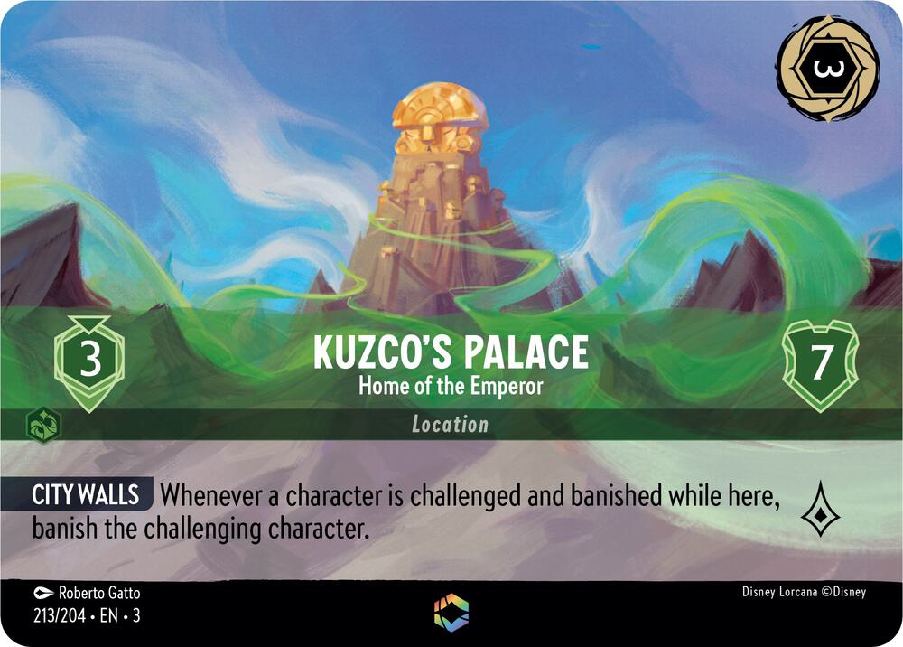 Kuzco's Palace, Home of the Emperor (0213) (Enchanted) - Inkwash Foil