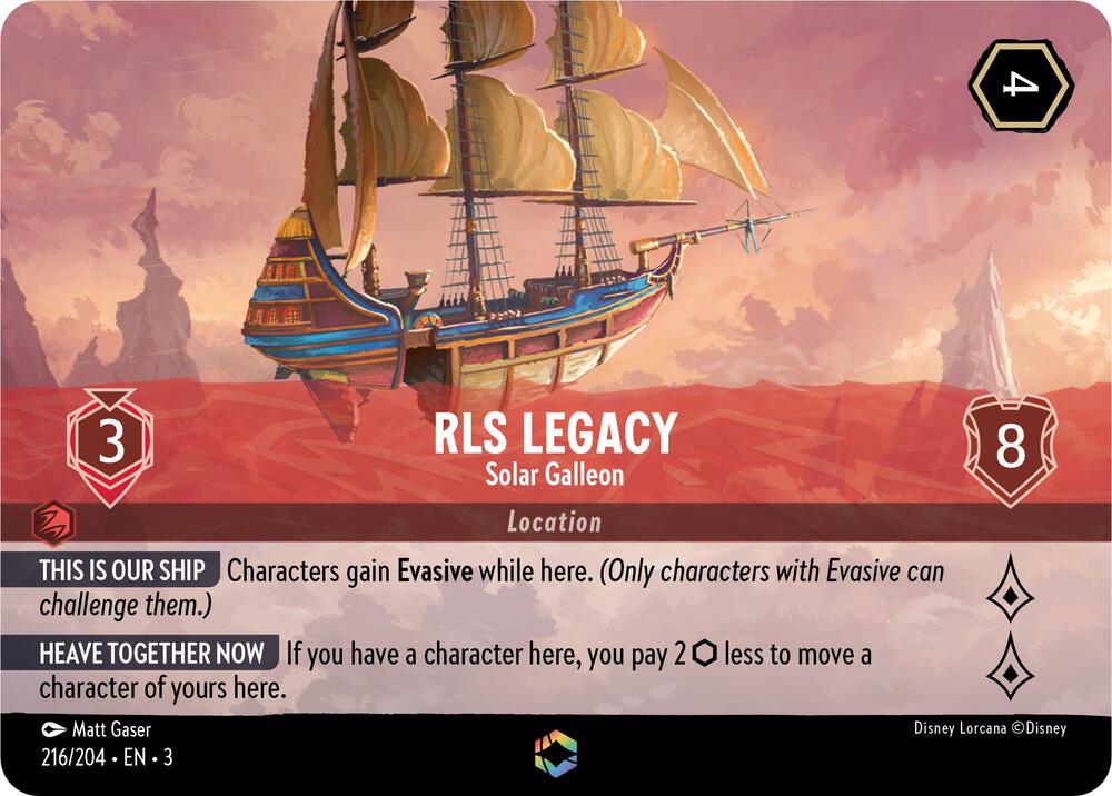 RLS Legacy, Solar Galleon (0216) (Enchanted) - Inkwash Foil