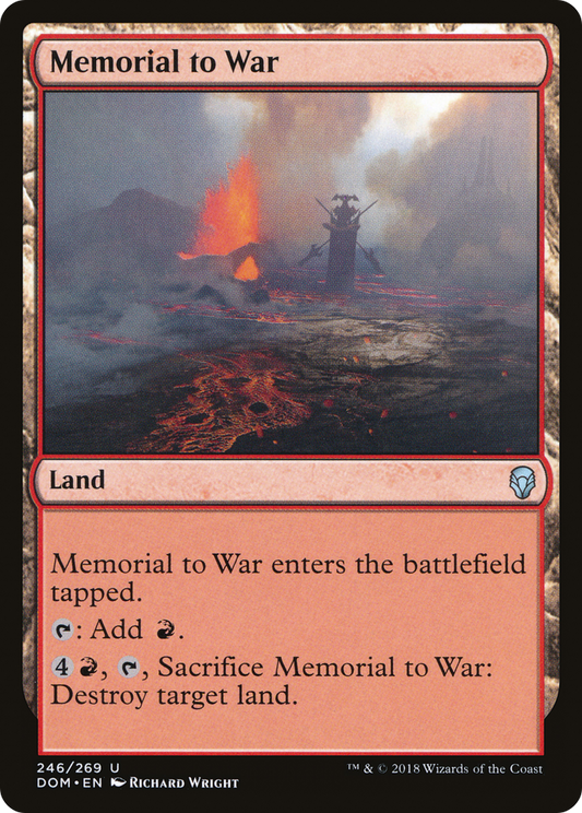 Memorial to War - Foil