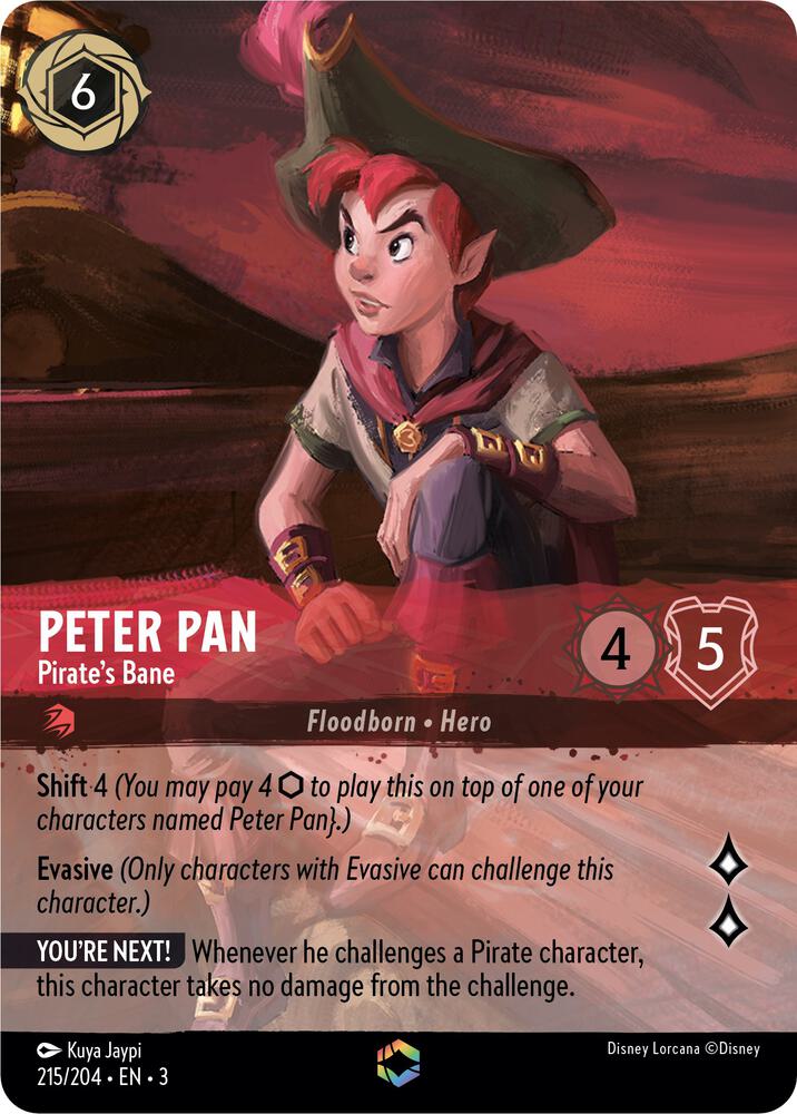 Peter Pan, Pirate's Bane (0215) (Enchanted) - Inkwash Foil