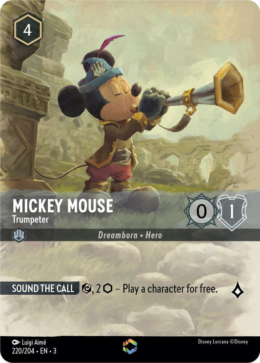 Mickey Mouse, Trumpeter (0220) (Enchanted) - Inkwash Foil