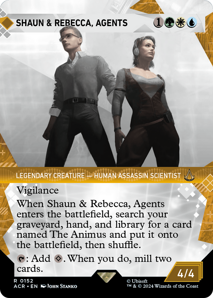 Shaun & Rebecca, Agents (0152) (Showcase) - Foil
