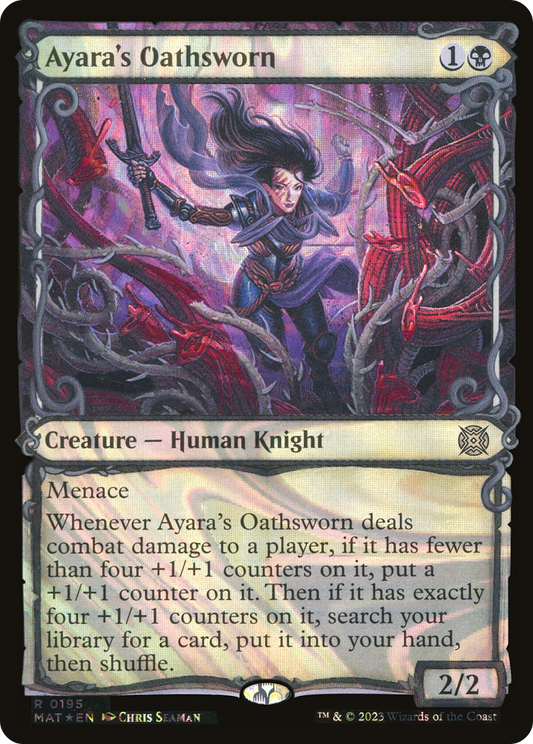 Ayara's Oathsworn (0195) (Showcase) - Halo Foil