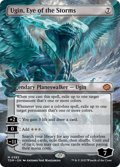 Ugin, Eye of the Storms (0382) (Borderless) (Reversible) (TDM)