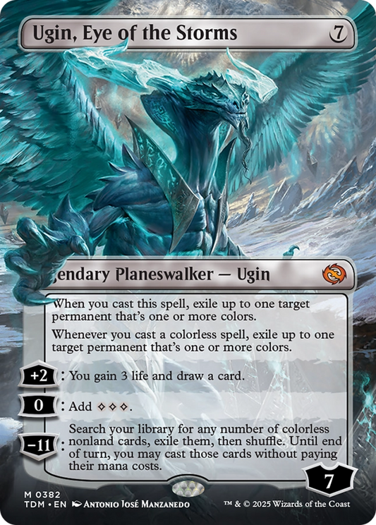 Ugin, Eye of the Storms (0382) (Borderless) (Reversible) (TDM)