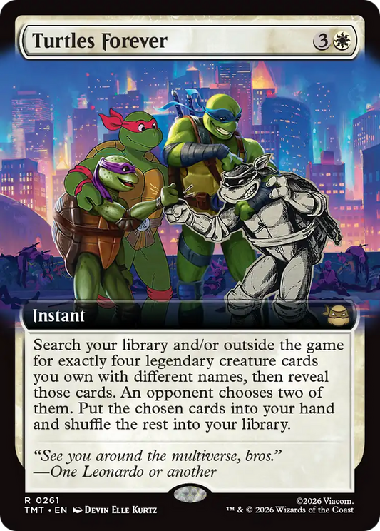 Turtles Forever (0261) (Extended Art) (TMT) - Foil