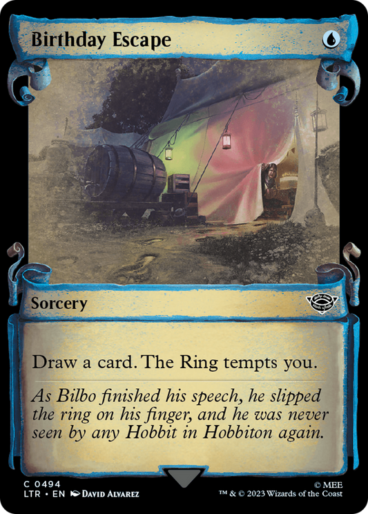 Birthday Escape (0494) (Showcase) - Silver Foil