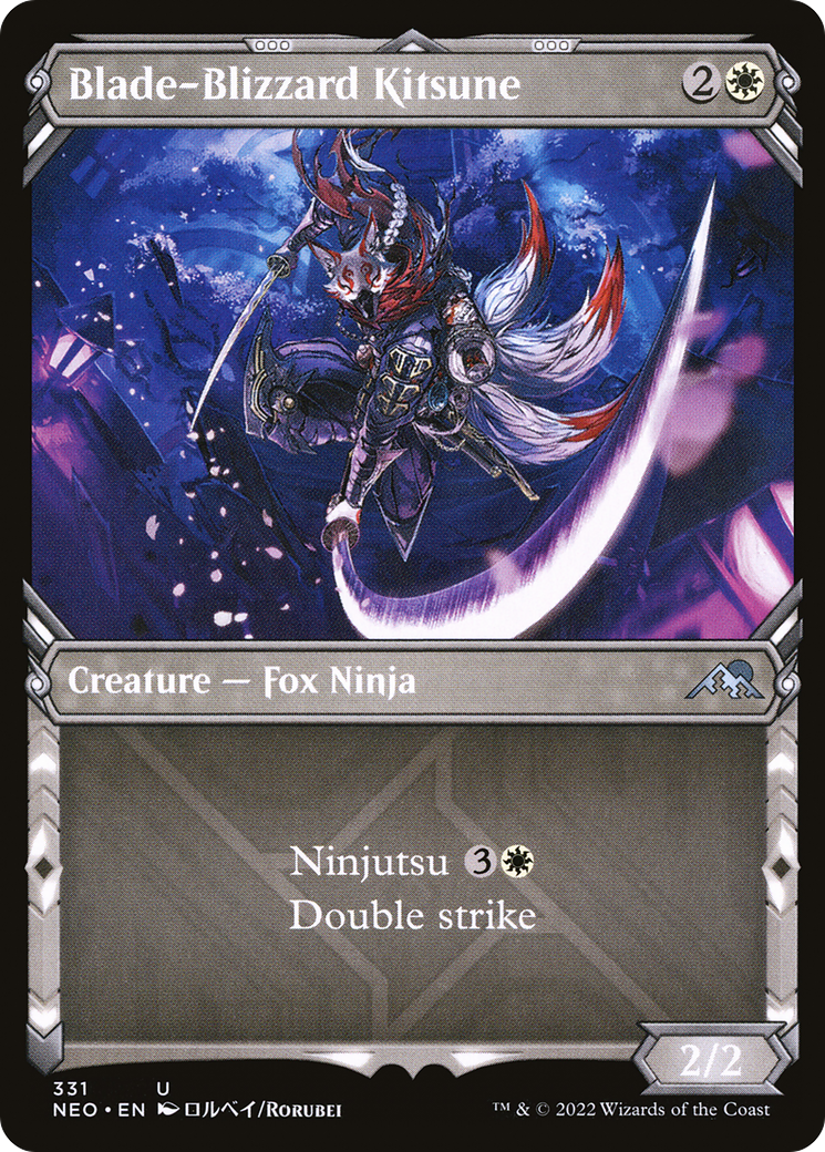 Blade-Blizzard Kitsune (331) (Showcase) - Foil