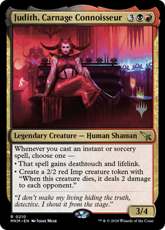 Judith, Carnage Connoisseur (0210) (Promo Pack) - Foil