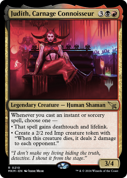 Judith, Carnage Connoisseur (0210) (Promo Pack)