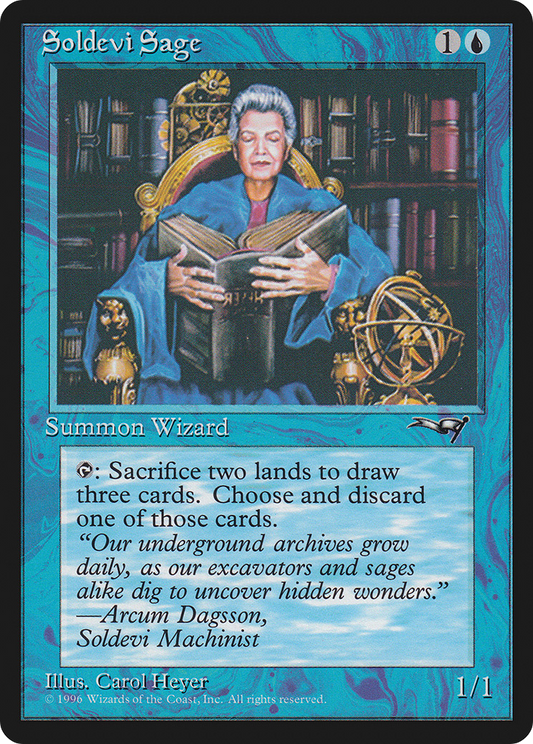 Soldevi Sage (Blue Robe)