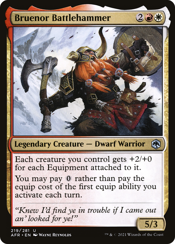 Bruenor Battlehammer - Foil