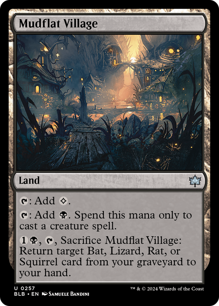 Mudflat Village - Foil