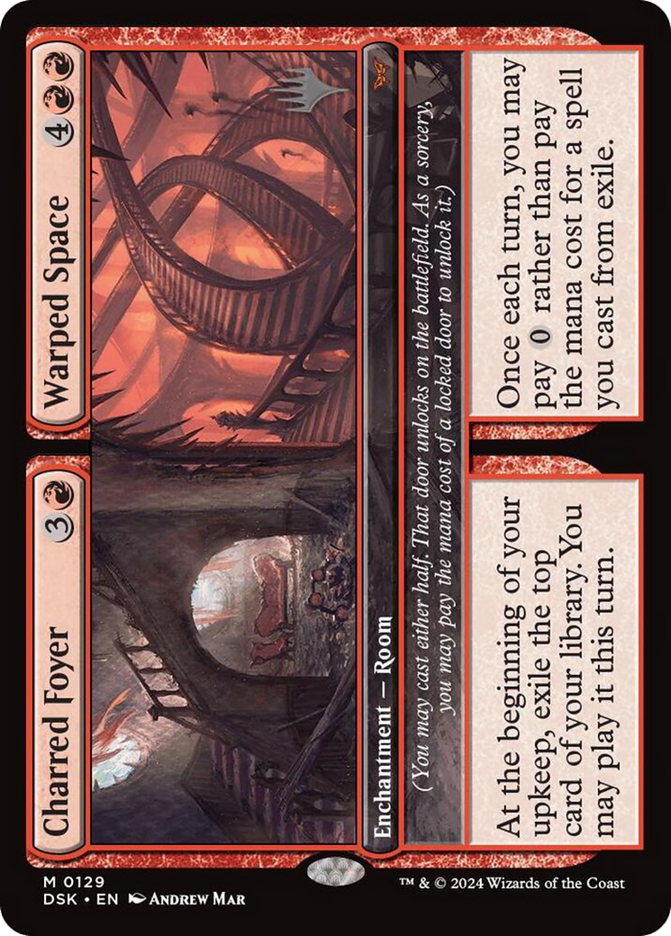 Charred Foyer // Warped Space (0129) (Promo Pack) - Foil