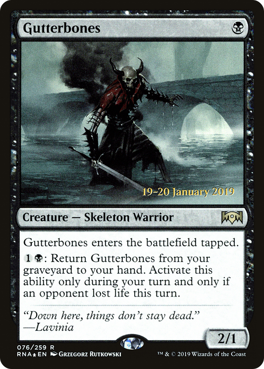 Gutterbones - Foil (076) (Prerelease) - Foil
