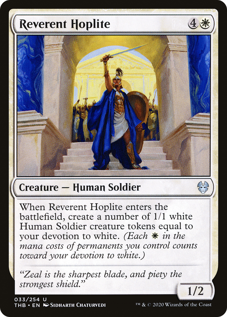 Reverent Hoplite - Foil