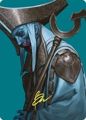 Mikaeus, the Unhallowed (54/81) Art Card (ACMM) - Gold-Stamped Signature