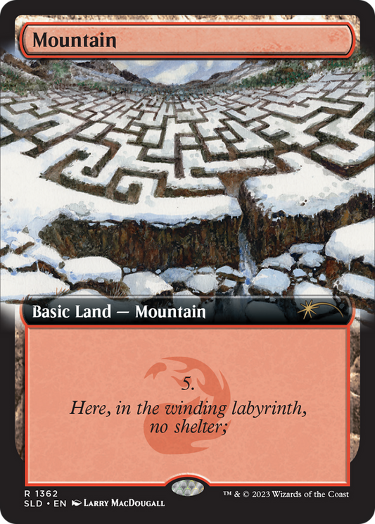 Mountain (1362) (Extended Art) - Foil