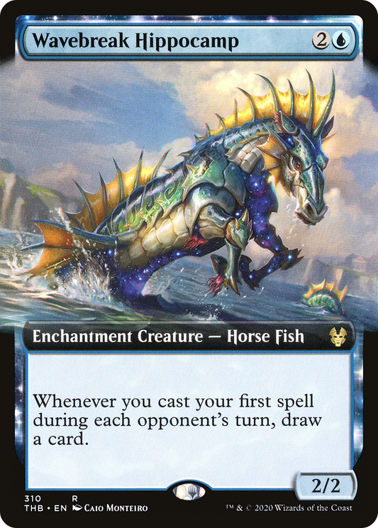Wavebreak Hippocamp (310) (Extended Art) - Foil