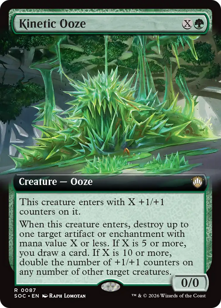 Kinetic Ooze (0087) (Extended Art) (SOC)