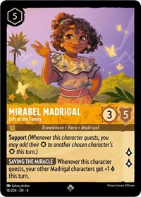 Mirabel Madrigal, Gift of the Family (0018) - Cold Foil