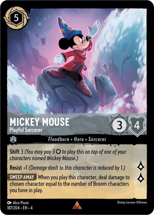 Mickey Mouse, Playful Sorcerer (0187)