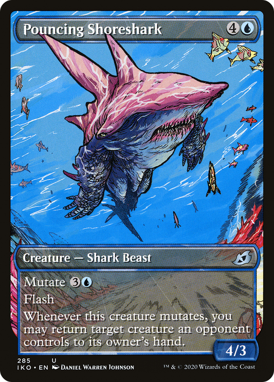 Pouncing Shoreshark (285) (Showcase) - Foil