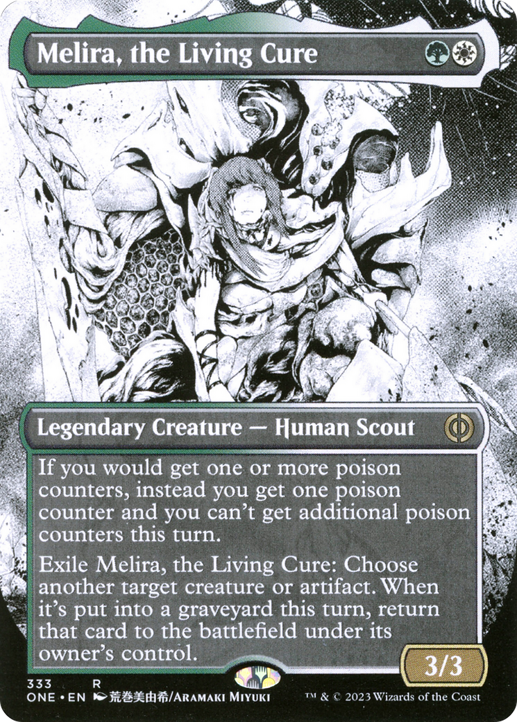 Melira, the Living Cure (333) (Borderless) - Foil