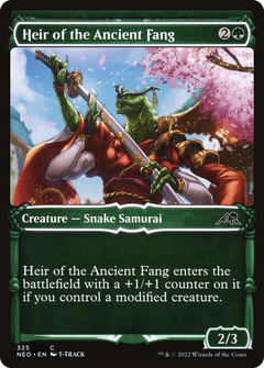 Heir of the Ancient Fang (325) (Showcase) - Foil