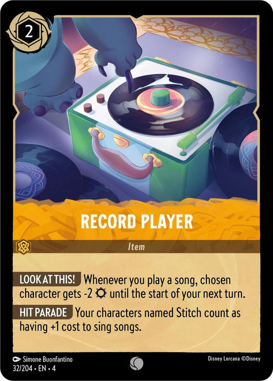 Record Player (0032) - Cold Foil