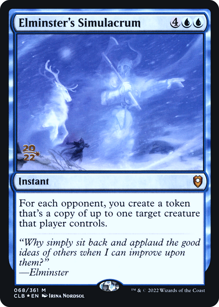 Elminster's Simulacrum (068) (Prerelease) - Foil