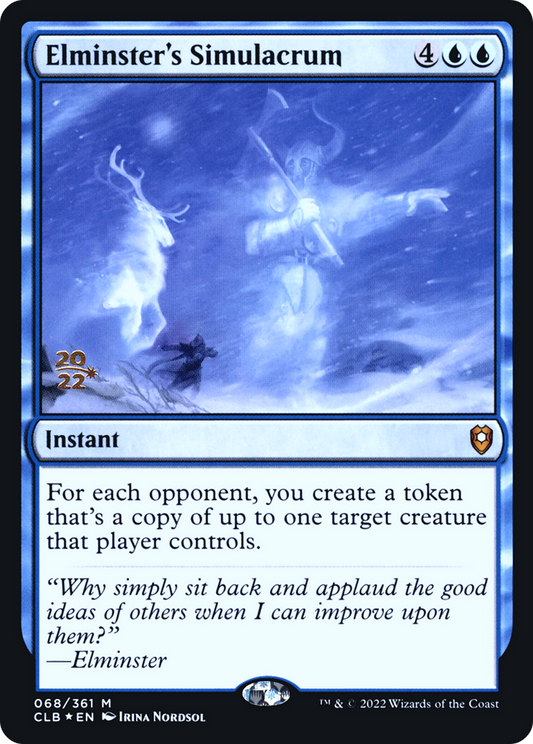 Elminster's Simulacrum (068) (Prerelease) - Foil