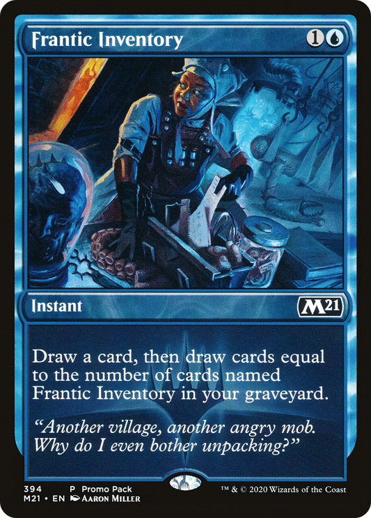 Frantic Inventory (394) (Promo Pack) - Foil