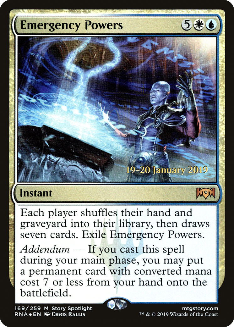 Emergency Powers (169) (Prerelease) - Foil