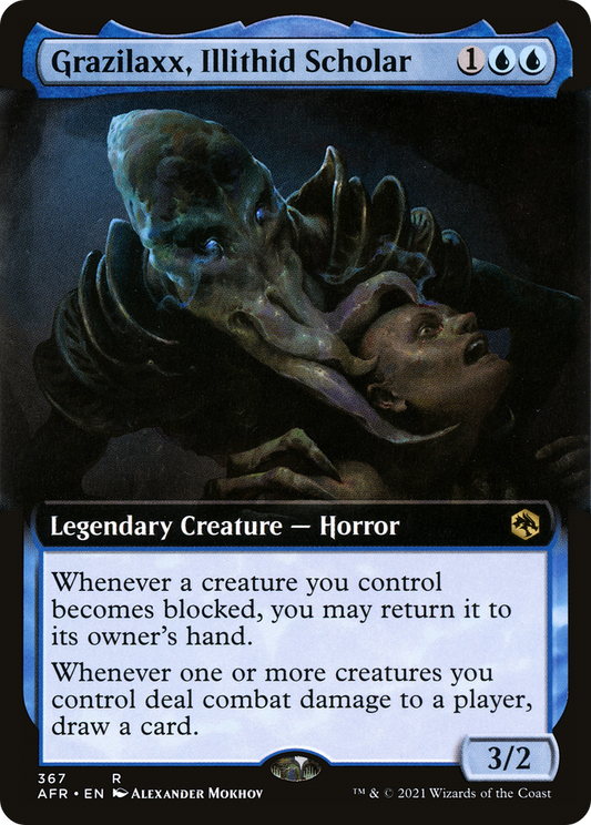Grazilaxx, Illithid Scholar (367) (Extended Art) - Foil
