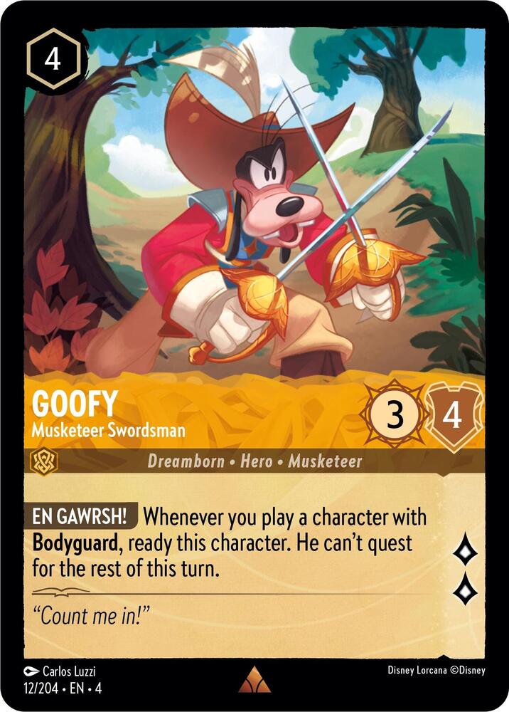 Goofy, Musketeer Swordsman (0012)