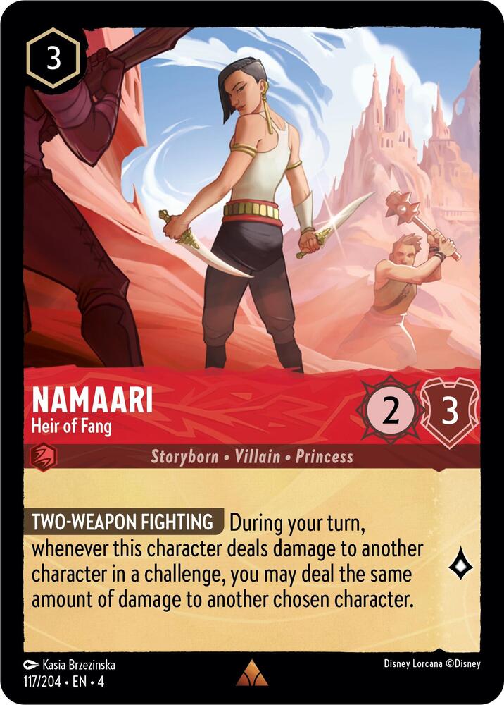 Namaari, Heir of Fang (0117) - Cold Foil