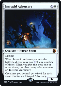 Intrepid Adversary (025) (Prerelease) - Foil