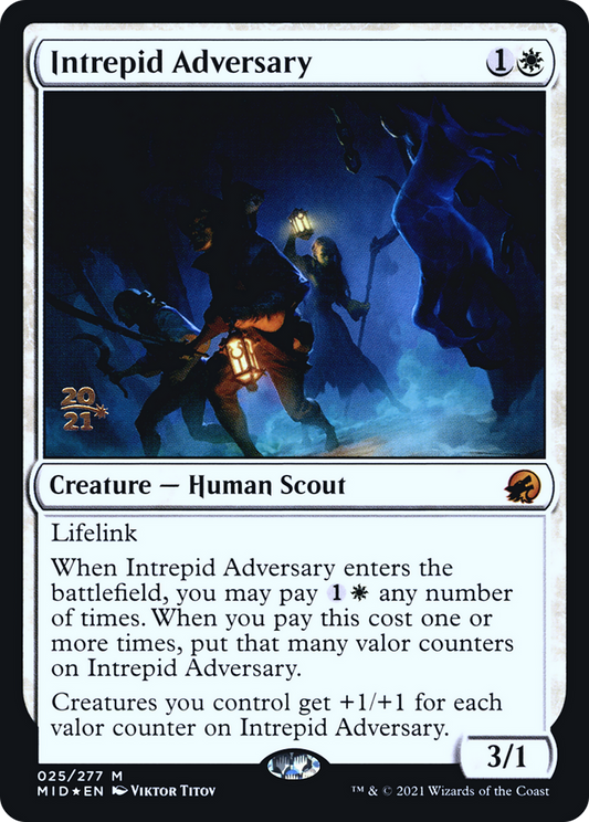 Intrepid Adversary (025) (Prerelease) - Foil
