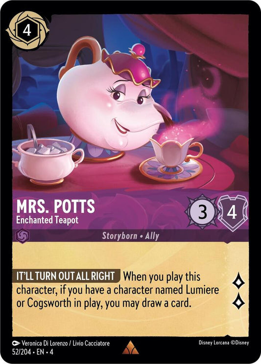 Mrs. Potts, Enchanted Teapot (0052)