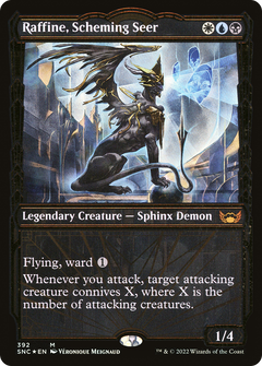 Raffine, Scheming Seer (392) (Showcase) - Gilded Foil