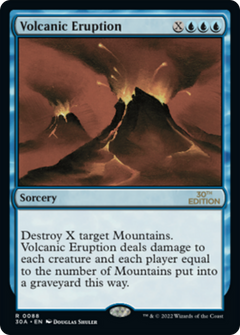 Volcanic Eruption (Modern Frame)