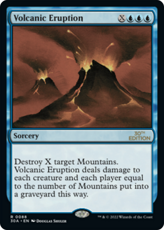 Volcanic Eruption (Modern Frame)