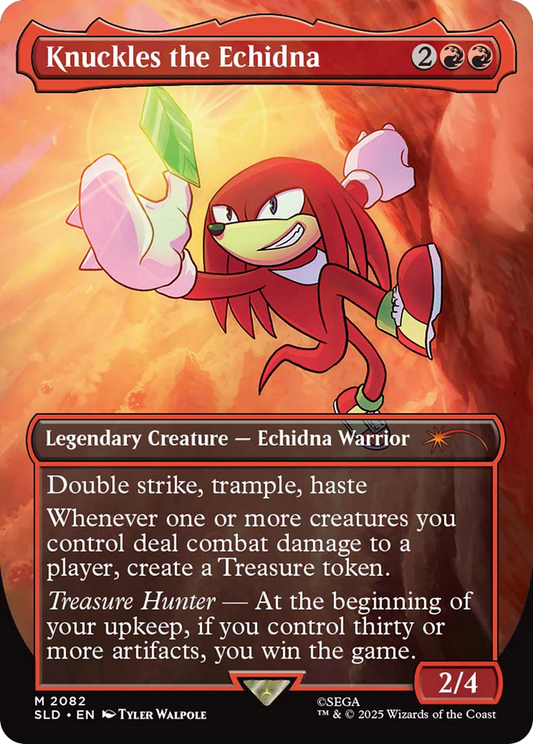 Knuckles the Echidna (2082) (Borderless) - Foil