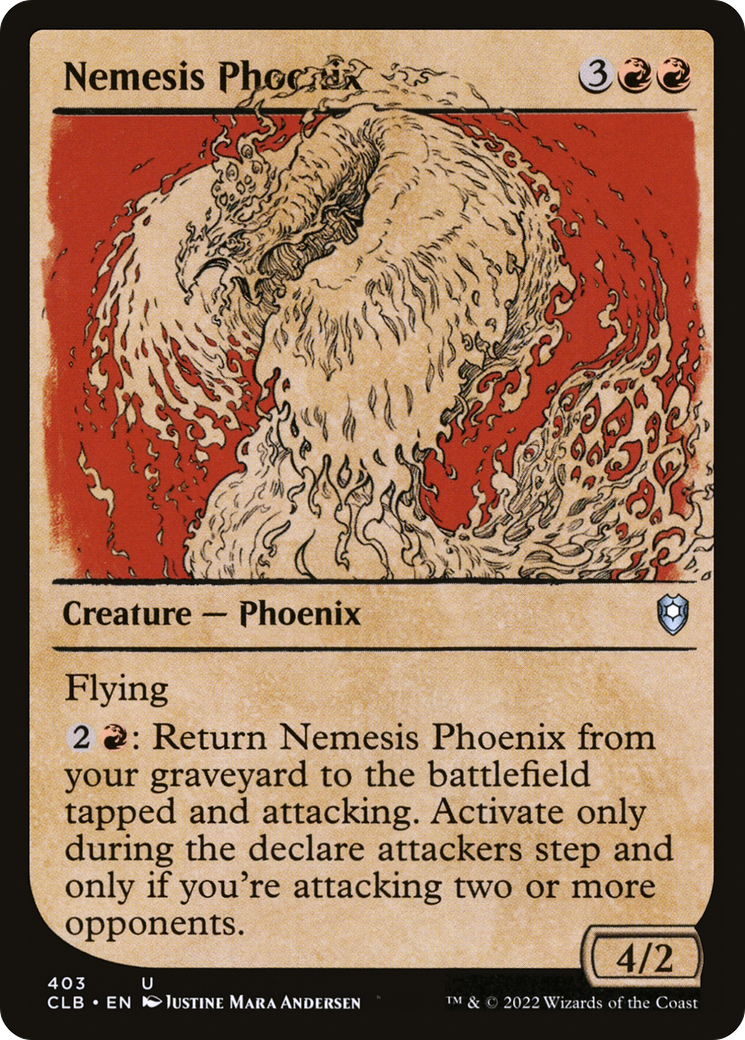 Nemesis Phoenix (403) (Showcase) - Foil