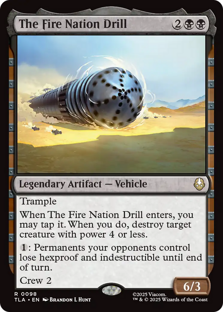 The Fire Nation Drill - Foil tla